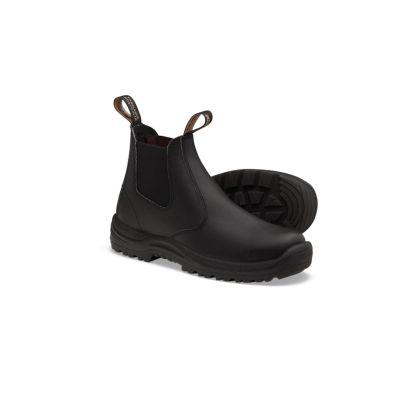 BLU491-110 image(0) - Blundstone 491 Soft Toe Elastic Side Slip-on Boot, Water Resistant, Kick Guard, Black