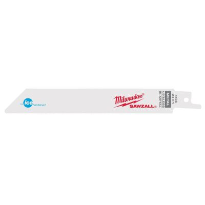 MLW48-00-4186 image(0) - 6" 24 TPI ICE HARDENED SAWZALL BLADES - (5-PK)