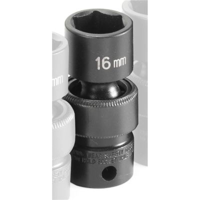 GRE1016UM image(0) - SOC 16MM 3/8D IMP UNIV 6PT