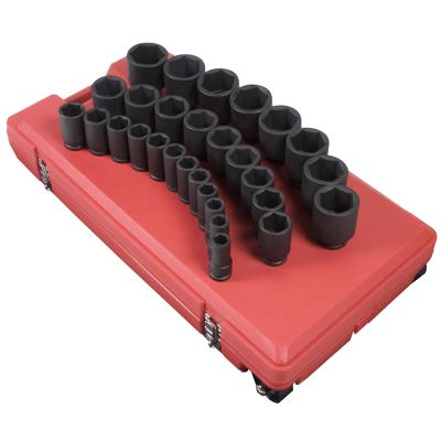 SUN4695 image(0) - 3/4" Drive 29 Piece SAE Deep Impact Socket Set