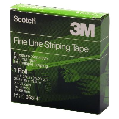 MMM6314 image(0) - STRIPING TAPE SCOTCH FINE LINE PAINT 1/16" & 3/32"