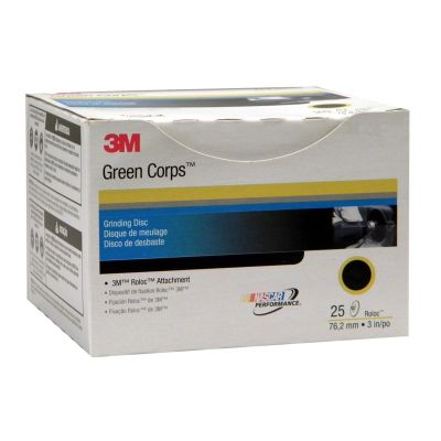 MMM1407 image(0) - DISC ROLOC 36GR 3 25/BX GREEN