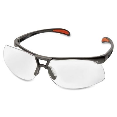 UVXS4200 image(0) - PROTEGE SAFETY EYEWEAR BLACK FRAME CLEAR LENS