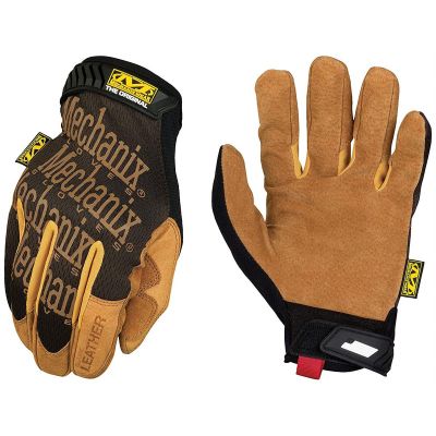 MECLMG-75-010 image(0) - Mechanix Wear Original Leather Large 10 Tan/Black