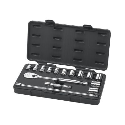 KDT80706 image(0) - 15PC 1/2" DR SAE SOCKET SET