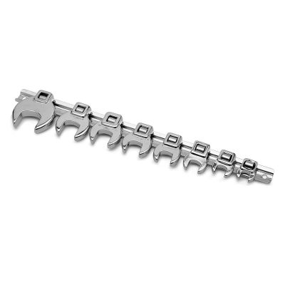 WLMW452 image(0) - 3/8" Dr 10 Pc Metric MM Open End Crow Wr Set