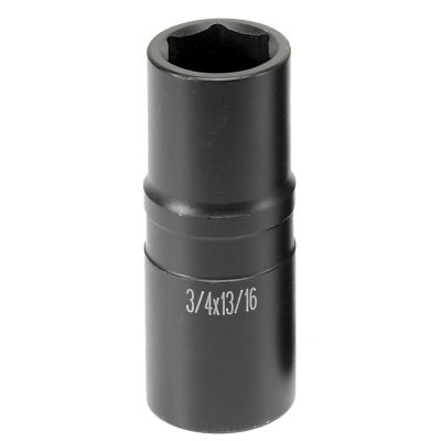 GRE2346D image(0) - SOC 3/4 X 13/16 1/2D IMP UNIV HEX XTW BLK