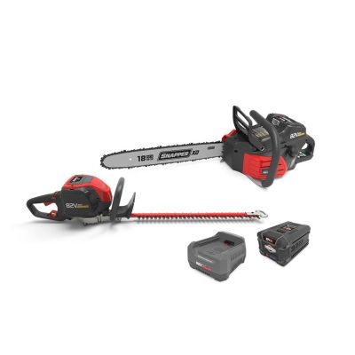 Snapper XD SXDWB Commercial 82-Volt Wood Bundle- Chainsaw, Hedge Trimmer, 2AH Battery & Charger