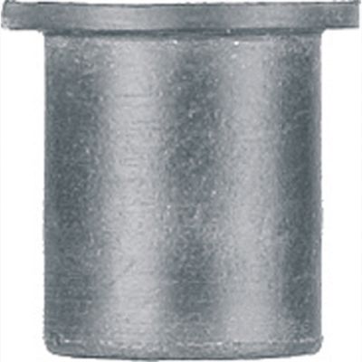 Rubber Well Nut For 1/2" Hole GM, Size: 1/4"-20, Head, Flange, Rod Length: 9/16", Qty: 10, (52884
