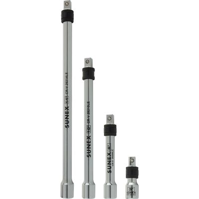 Sunex Tools 4-Piece 1/2 in. Drive Locking Extension Bar Set