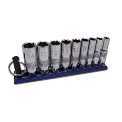 VIM Tools 9-Piece Dual Drive Deep Metric Sockets Set