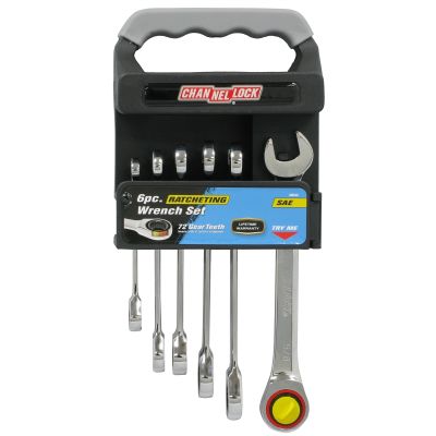 6-PC FRACTIONAL SAE RATCHETING WRE