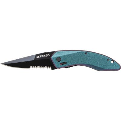 Schrade Mini Landshark ColorShift M.A.G.I.C. Assisted Opening Liner Lock Folding Knife
