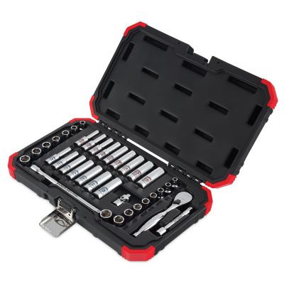 Sunex Tools 36-Piece 1/4 in. Drive Chrome Socket Set