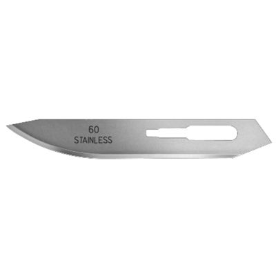 12 Pack of Stainless Steel Knife Blades #60XT