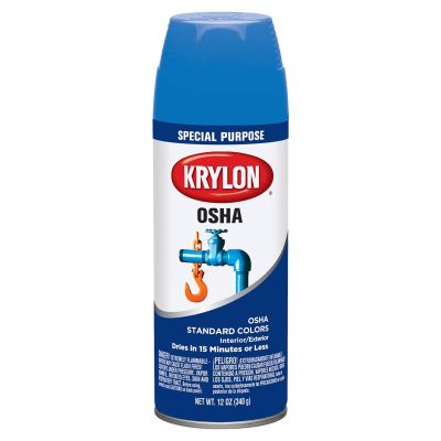 Krylon OSHA Color Paints Safety Blue 12 oz. Aerosol