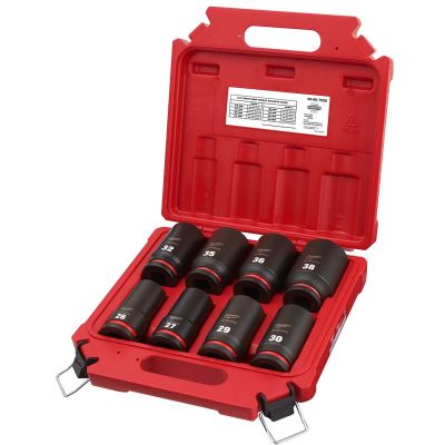 8PCSHOCKWAVE Impact Duty? 3/4" Drive Metric Deep 6 Point Socket Set