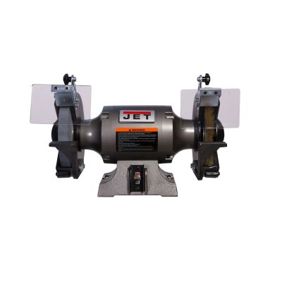 JET Shop Grinder w/ 8" Grinding & Wire Wheel, 1HP, 115V, Single Phase