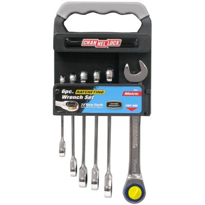 6-PC METRIC RATCHETING WRENCH SET