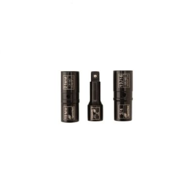 Flip Socket Set, 3 Piece, Carded /2" Lugnut Serv