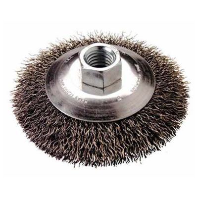 4" Bevel Crimped Brush - Stainless Steel