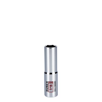 Sunex Tools 7/16 in. Deep Chrome Socket
