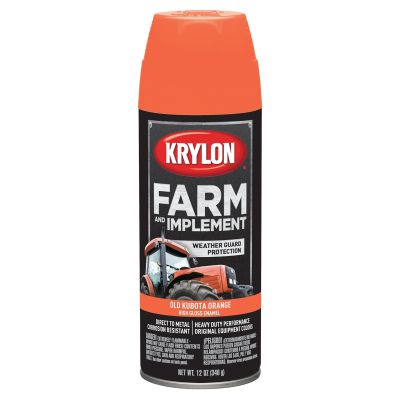 Krylon Farm/Implement; Old Kubota Orange; 12 oz. Aerosol