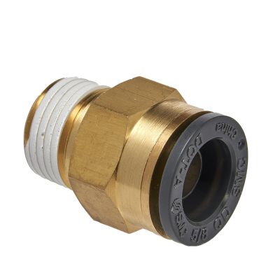 Straight Male Connector 5/8 IN Tube X 1/2 IN NPT (2)