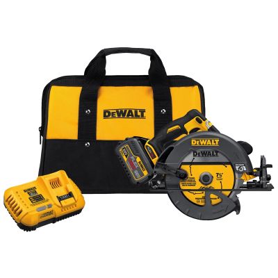 DeWalt FLEXVOLT 60V MAX 7-1/4 in. Circular Saw with Brake and (1) Battey