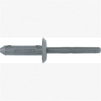 Blk Nyl Blind Rivets GM, Size: 3/16" (5mm), Size: 15/32", Length: 1/8"-15/64", Qty: 10, (2043297