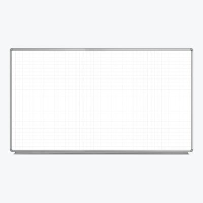 72 x 40 Wall-Mounted Grid Whiteboard