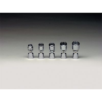 1/4"Dr 12Pt StdUnvSkt Set  5Pc