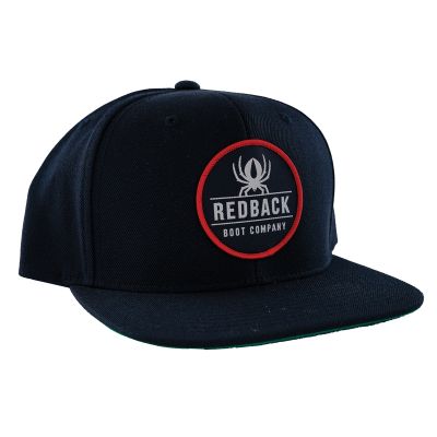 Redback Boots Hat Vulcan-Snapback Black