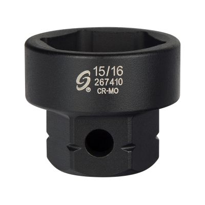 Sunex Tools 1/2 in. Drive 6-Point Low Profile Impact Socket w/ Hex Shank, 15/16 in.