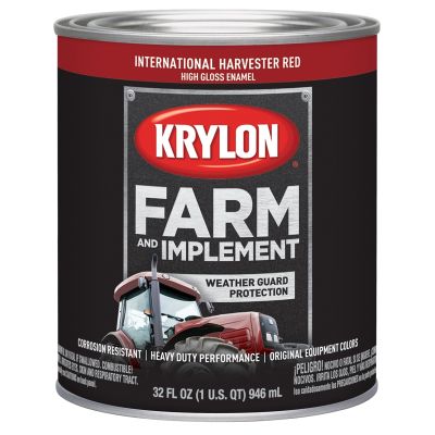 Farm and Implement Paints - 1 Quart, International Harvester Red