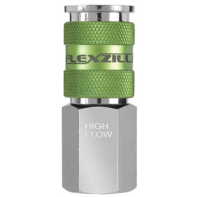 Flexzilla Pro High Flow Coupler, 3/8" FNPT, 1/4" Body