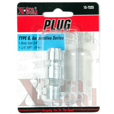 3/8" TRUFLATE "G" PLUG, 1/4" MPT