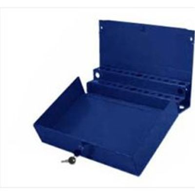 Extra Large locking Screwdriver/Prybar Holder for Service Cart - Blue