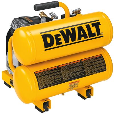 DeWalt 1.1 HP Continuous 4 Gallon Electric Hand Carry Compressor