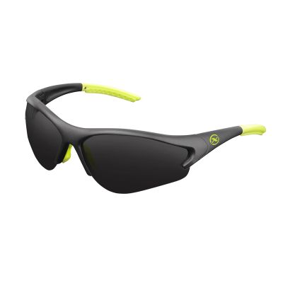 Flexzilla Impact Resistant Protective Eyewear, Black Frames, Tinted Lens