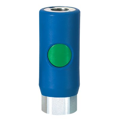 Prevost 3/8" High Flow 1/4" F NPT Coupling - Skin Pack