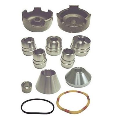 12-pc Brake Lathe 1 Bronze Adapter Set w/ Cones, Backing Plates, Spacer, Disk, Band, etc.
