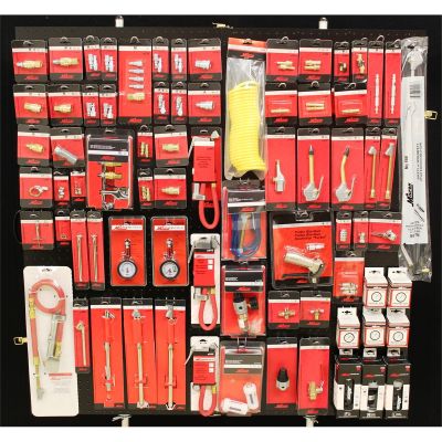 4' X 4' Milton Assortment Planogram, 166 Piece Kit