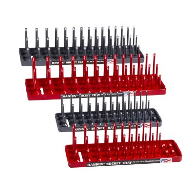 Hansen Global 3-Row Socket Trays (4-Pack)