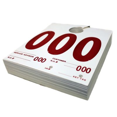 Petoskey Plastics 000-999 Dispatch Numbers, Dual Sided Heavy Cardstock