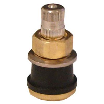 Straight Brass Truck Valve, Height 1.13" - .625" Valve Hole