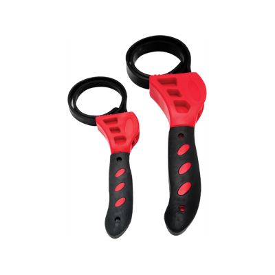 2 pc Strap Wrench Set