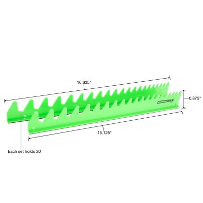 OEMTOOLS 4-Piece Wrench Holder Set, Green
