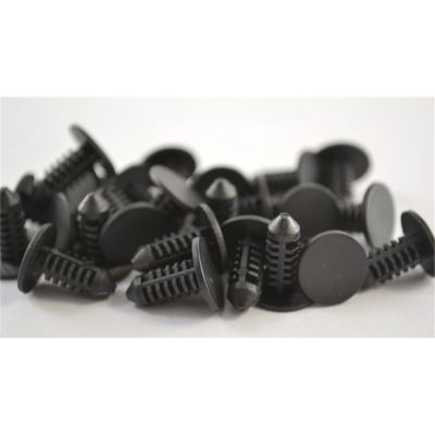 Black Nylon Fascia Retainer, Mustang/Capri 1984-On (25/Bag)