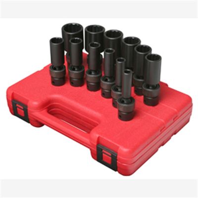 3/8" Drive 12-Point Deep Univ. Impact Socket Set